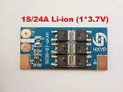 Плата захисту (PCM, BMS) li-ion, li-po 1S/24А.