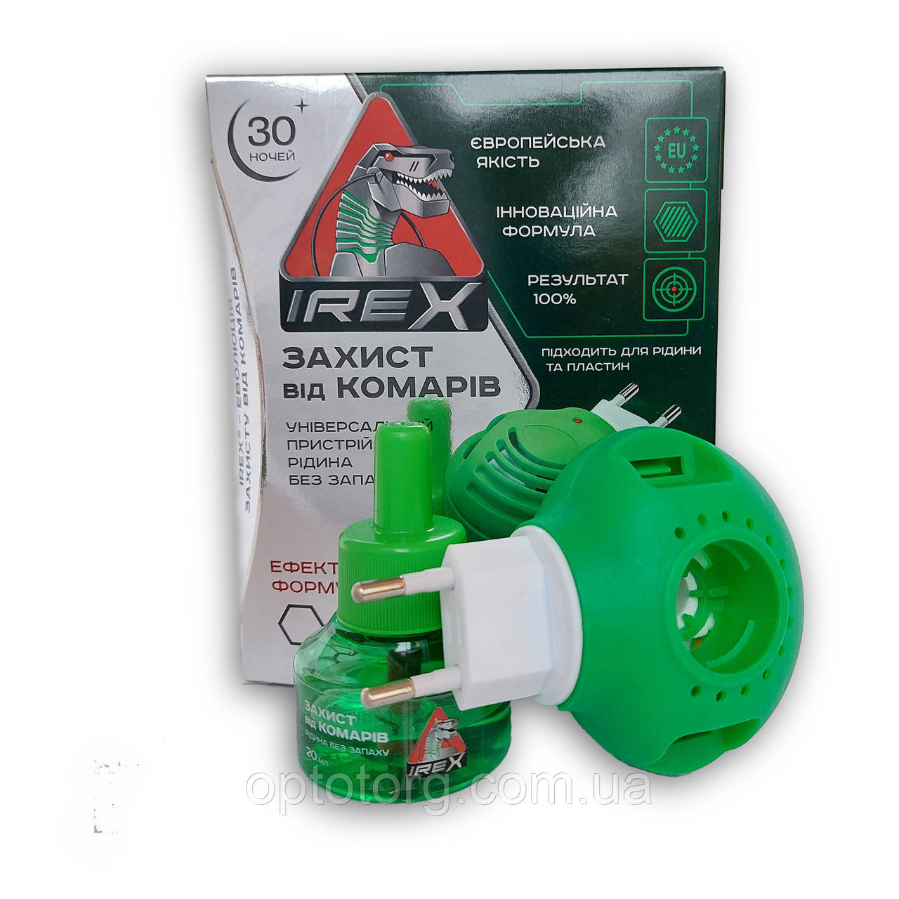 Набор фумигатор с жидкостью без запаха 30 ночей от комаров, IRex (Айрекс) Польша - фото 1 - id-p1829139746