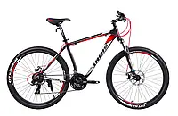 Велосипед Взрослый Алюминиевый ARDIS Pioneer MTB 27,5" рама 17 черно-красный