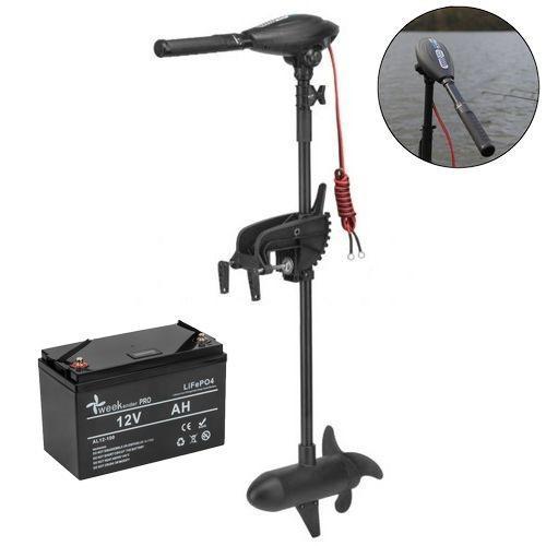 Електромотор для човна Haswing Osapian E-55lbs; 12V. 80A/h Li-Fepo4 АКБ. Без З/У. Човновий електромотор Хасвінг;