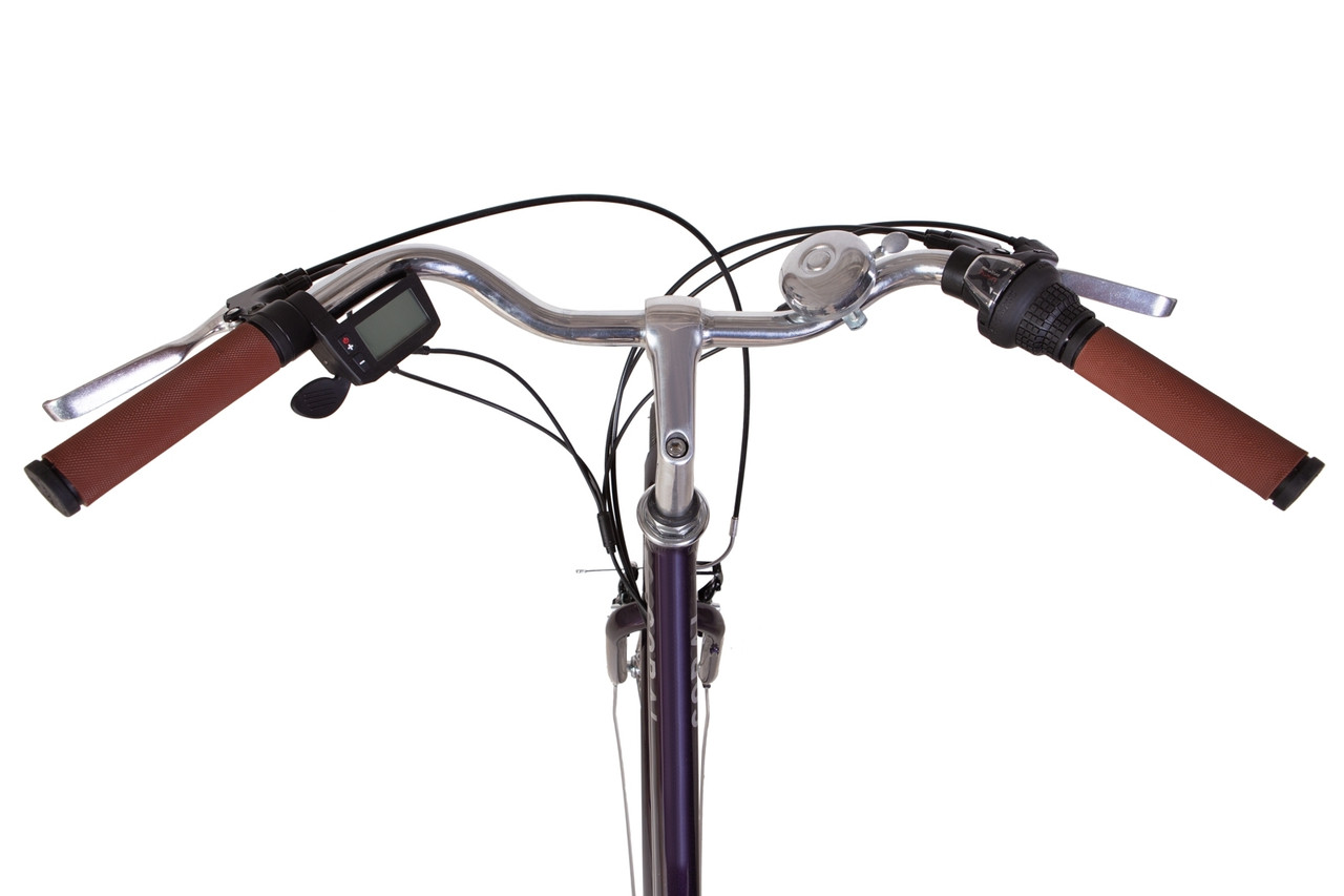 Електровелосипед 28" DOROZHNIK CORAL 350ВТ 36В 12.5АЧ рама 19" Сливовий Макс. швидкість 35 км/год - фото 9 - id-p1829150259