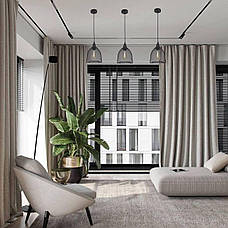 Чорний металевий підвіс 22см (07-P144F-1 BK), фото 3