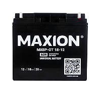 Промышленный аккумулятор MAXION AGM 12V 18Ah R+ (правый +) 12-18