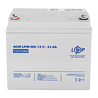 Акумулятор мультигелевий LogicPower AGM LPM-MG 12 V - 33 Ah