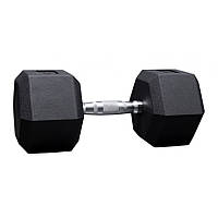 Гантель шестигранна (гексагональна) VNK PRO 17,5 кг (1 шт.)