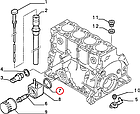 Прокладка теплообмінника Fiat Ducato 230, Peugeot Boxer, Citroen Jumper (94-02) 1.9D (1905), 2.5, 9564428480, фото 4