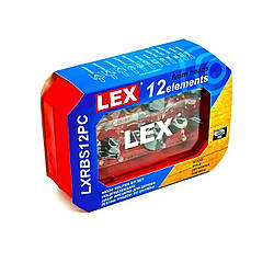 Набір фрез LEX LXRBS12PC 12шт / 8мм / в кейсі