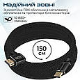 Кабель Promate ProLink4K1-150 HDMI to HDMI v2.0 UHD HDR 1.5 м Black (prolink4k1-150.black), фото 5