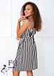 Літня сукня-сарафан у чорну смужку "Indiana" Норма і батал, фото 8