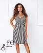 Літня сукня-сарафан у чорну смужку "Indiana" Норма і батал, фото 7