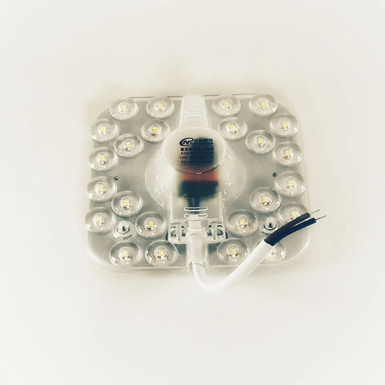 Світлодіодна панель LED 12Вт, AC220-240В ЛЕД, лампочка - теплий білий, фото 1