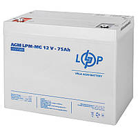 Акумулятор мультигелевий LogicPower AGM LPM-MG 12V - 75 Ah