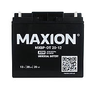 Промышленный аккумулятор MAXION AGM 12V 20Ah R+ (правый +) 12-20