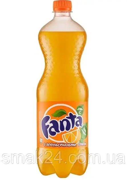 Напій сильногазований Fanta апельсин 1,5л ПЕТ