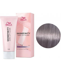 Фарба для волосся Wella Shinefinity 60 мл. 05/98 світло-коричневий сандре перлинний