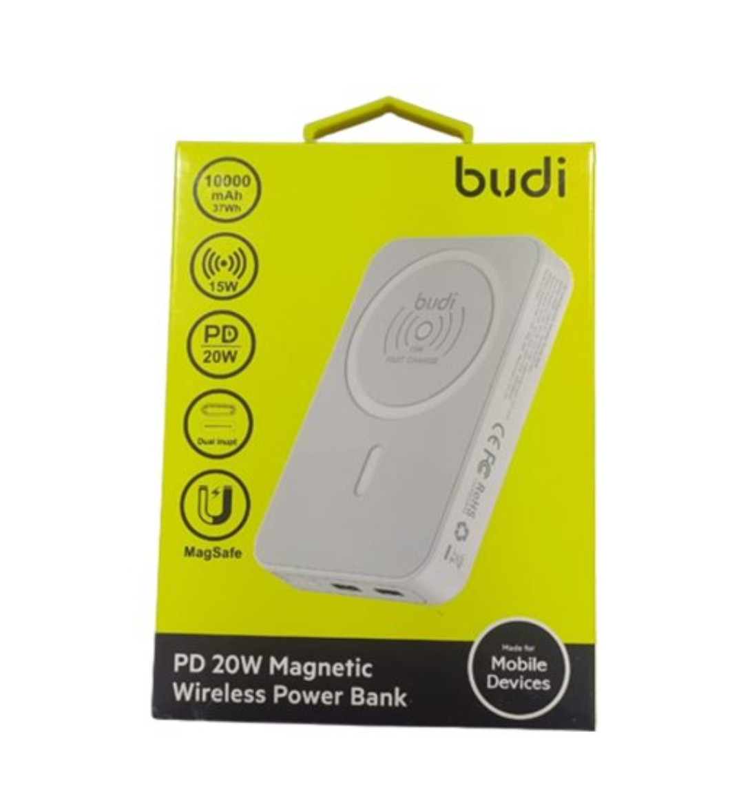 Універсальний павербанк budi Magnetic Mini Wireless Power Bank 10000 mAh 20 W з технологією MagSafe