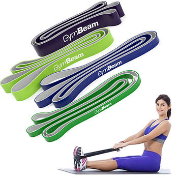 Набір еластичних еспандерів 9-54 кг, DuoBand, GymBeam / Комплект фітнес гумок / Еспандери для тренувань