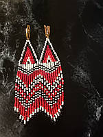 Сережки із бісеру