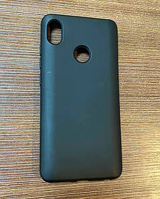 Чохол-накладка на телефон Tecno Pop 3 з мікрофіброю чорного кольору