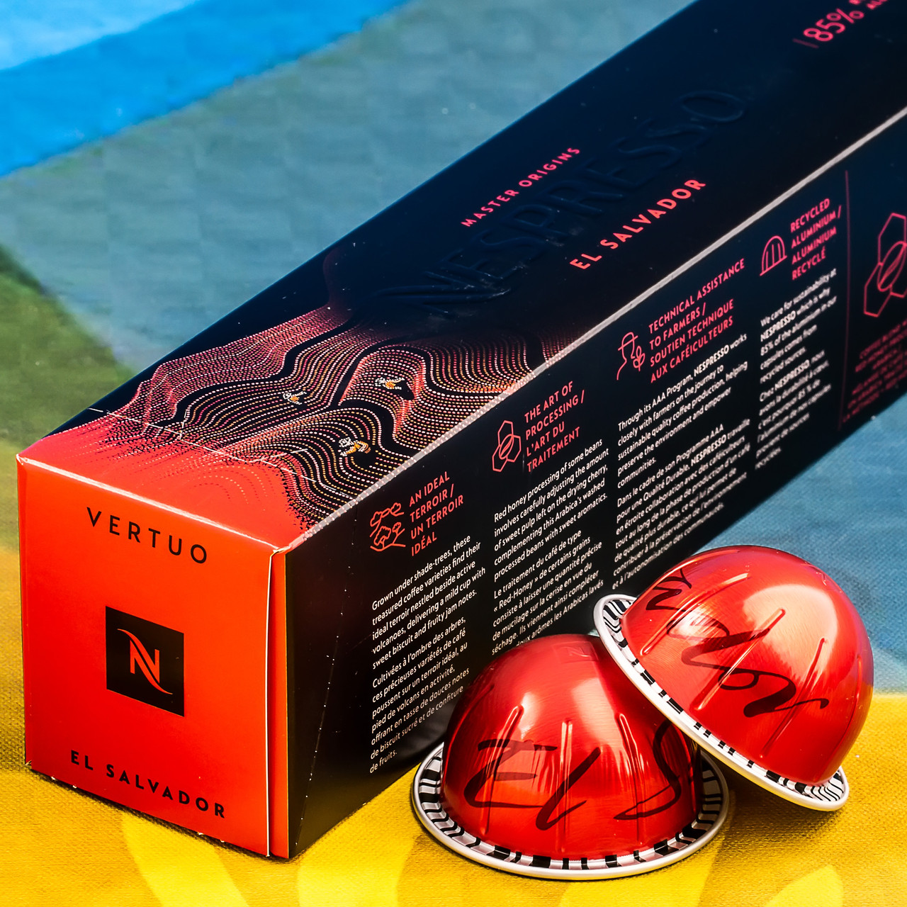 Кава в капсулах Nespresso Vertuo Master Origin El Salvador (нотки фруктового джему), Швейцарія (10 шт.) 230 мл