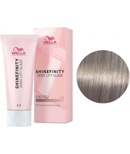 Фарба для волосся Wella Shinefinity 60 мл. 06/02 темно-русявий натуральний матовий, фото 1