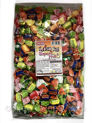 Цукерки фруктове асорті Incap Supermix Frutta 1.150kg, фото 2