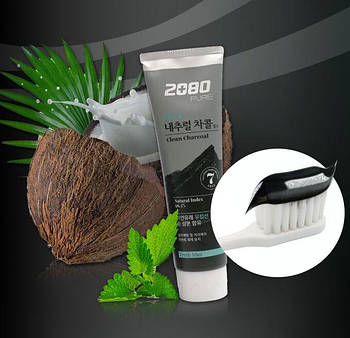 Відбілювальна зубна паста з вугіллям Dental clinic 2080 Pure Charcoal