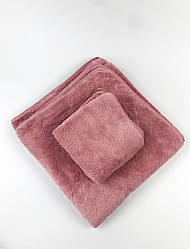 Комплект рушників Malloory home (classic) рожевий