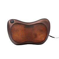 Масажна подушка для дому та машини WOW Massage pillow CHM-8028 Масажер 8 роликів