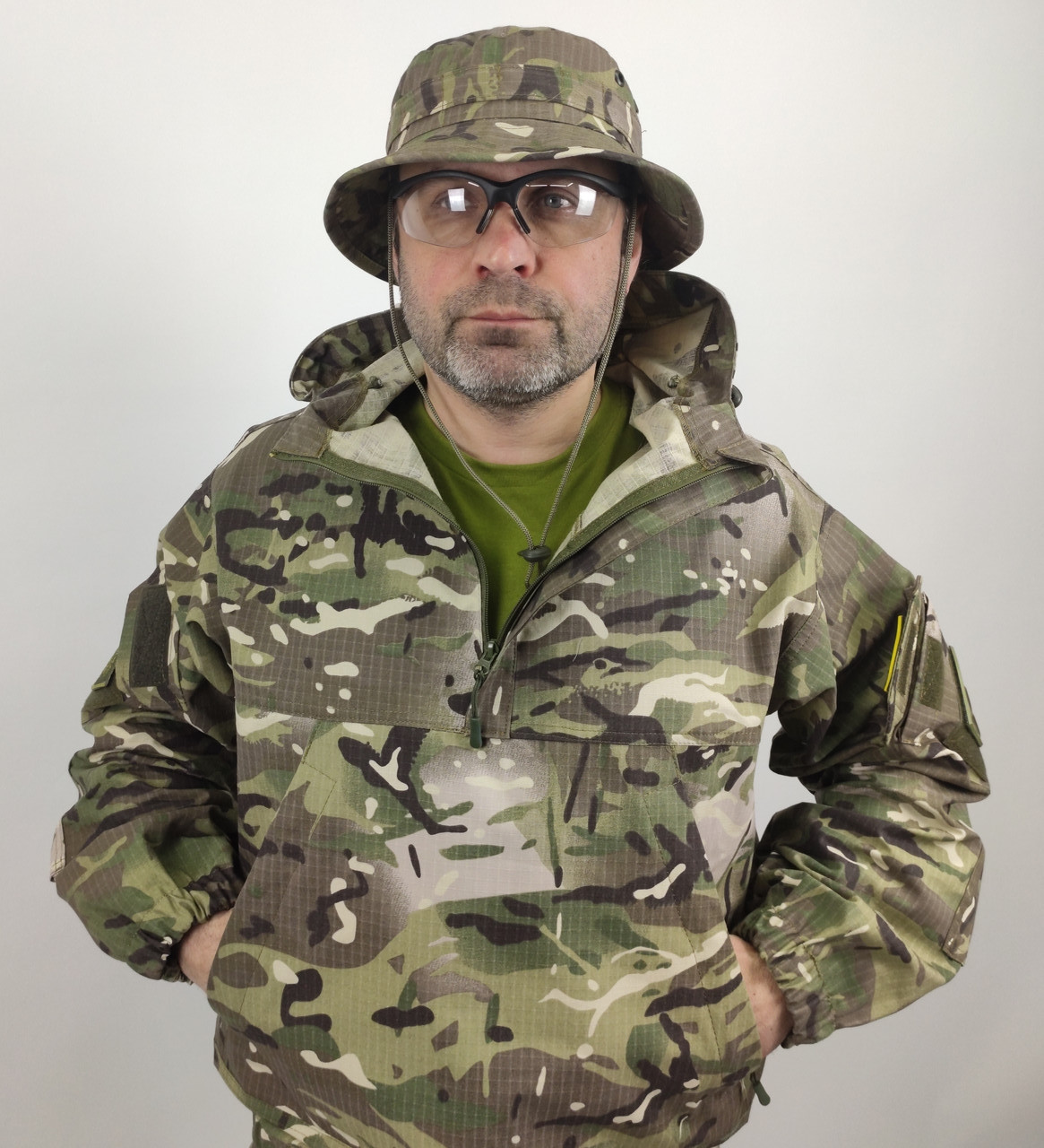 Тактична військова форма мультикам костюм літній ЗСУ "Горка-Анорак" Multicam
