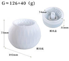 Форма Молд дозатор для мила у ванну з епоксидної смоли Хризантема