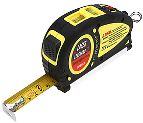Рулетка + лазер і рівень 5,5 м Vorfal V07550
