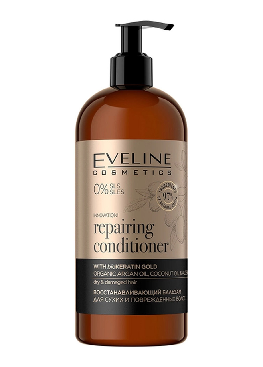 Відновлюючий бальзам Eveline Cosmetics Organic Gold для сухого та пошкодженого волосся 500 мл