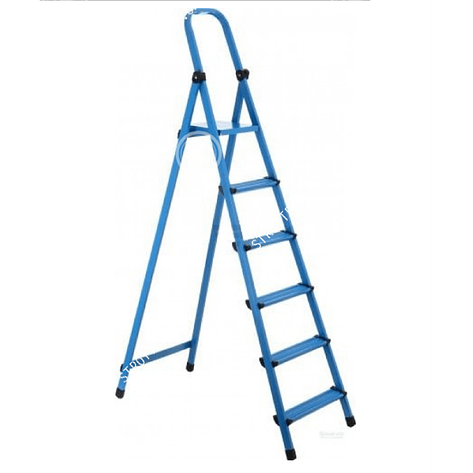 Драбина металева 6 щаблів Works 406, фото 1