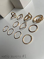 Набір біжутерії золото №1 (каблучка)