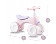 Велобіг каталка для дітей MoMi TOBIS з бульбашками рожевий ROBI00042, фото 2