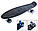 Легкий міський Penny Board Black трюковий Світні PU колеса. Богатофункціональний., фото 3