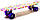 Penny Board Violet Flowers Світні PU колеса. Дитячий міський скейт, трюковий для підлітків, легкий та прочный, фото 3