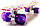Penny Board Violet Flowers Світні PU колеса. Дитячий міський скейт, трюковий для підлітків, легкий та прочный, фото 4