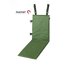 Каремат-сиденье двойной армейский с магнитами 28*67 см Molle Коврик каремат штурмовой для ВСУ Хаки