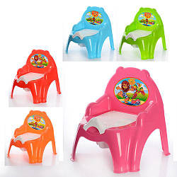 Горщик дитячий зручна форма з кришкою Технок 013317