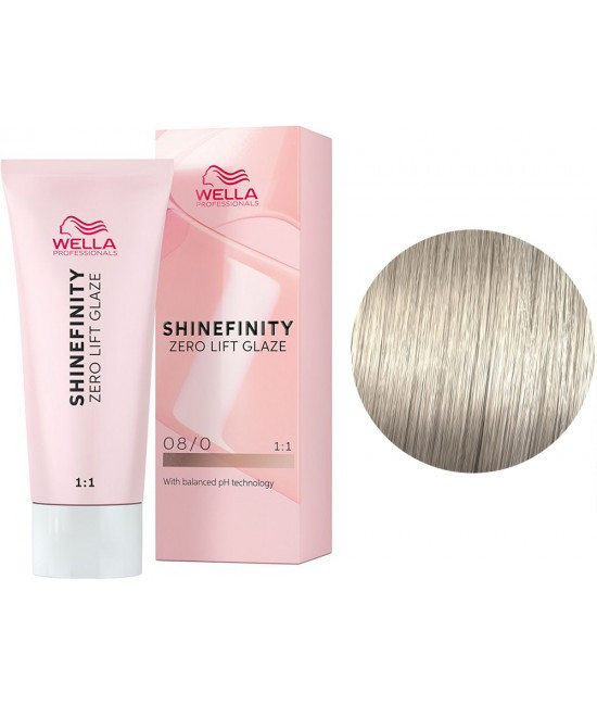 Фарба для волосся Wella Shinefinity 60 мл. 08/0 світлий блондин натуральний