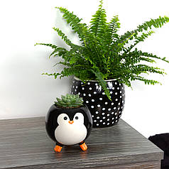 Горшок-кашпо для цветов ПИНГВИН 100х110 мм