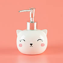 ДИСПЕНСЕР ДЛЯ РІДКОГО МИЛА CUTE CAT 250 МЛ, фото 3