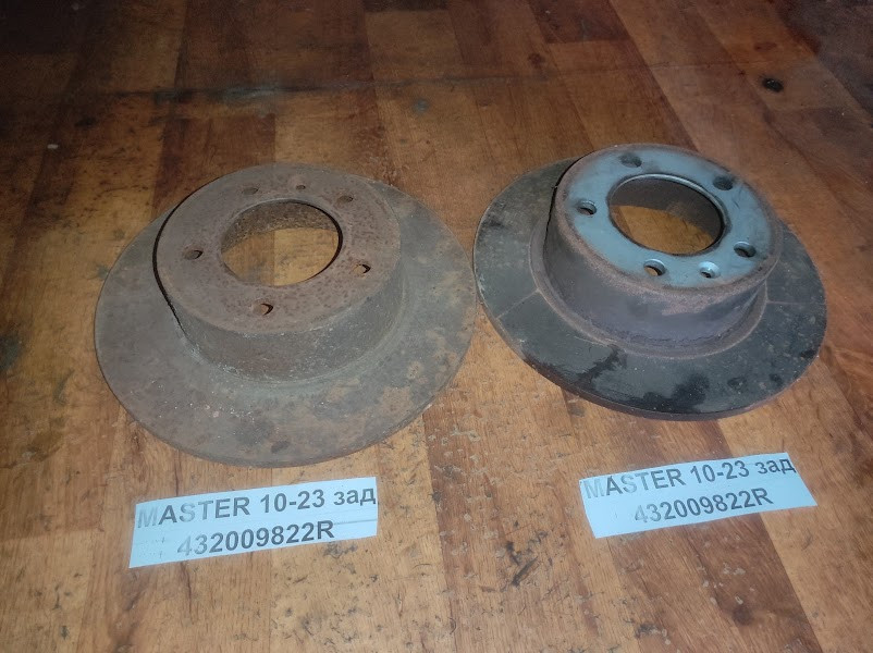 Б/у Диск гальмівний задній 432009822R для Renault Master III 2010-2023, фото 1