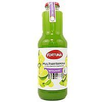 Сік-нектар мультивітамін з зелених фруктів (скло) Фортуна Fortuna multivitamina 1L 6шт/ящ (Код: 00-00014251)