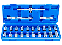 Набор для откручивания сливных пробок 3/8" 23 пр. Vorfal V08086