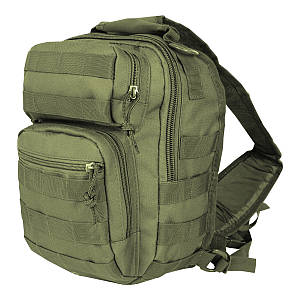 Сумка через плече військова Mil-Tec ONE STRAP ASSAULT Olive 9 л. 14059101