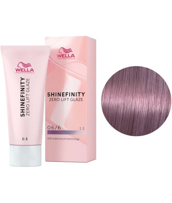 Фарба для волосся Wella Shinefinity 60 мл. 06/6 темно-русявий фіолетовий, фото 1