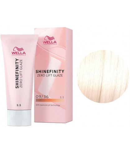 Фарба для волосся Wella Shinefinity 60 мл. 09/36 дуже світлий блондин золотичто-фіолетовий, фото 1
